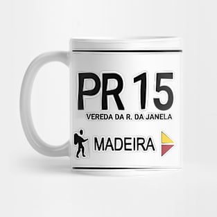 Madeira Island PR15 VEREDA DA RIBEIRA DA JANELA logo Mug